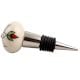 Black Flower Ceramic Wine Stopper